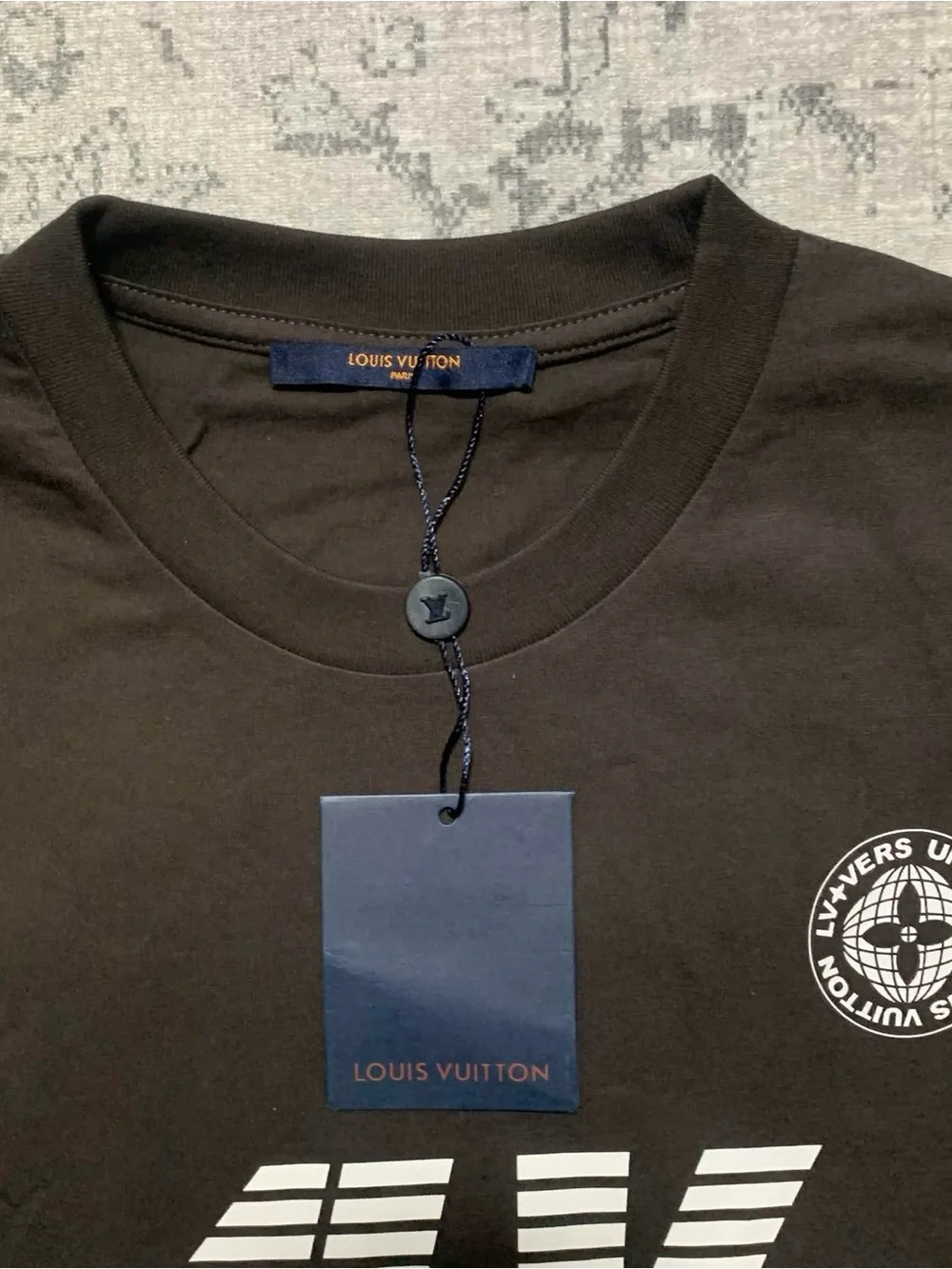 Louis Vuitton Lvers United Black T-Shirt Size S